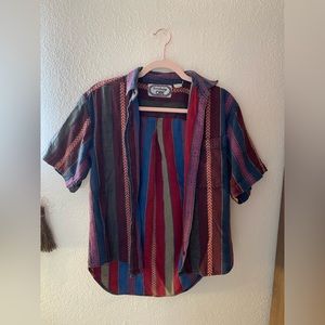 Company One Colorful Button down Tshirt